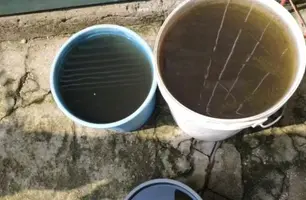 'Chuva preta' foi registrada em cidades do Rio Grande do Sul (Foto: Reprodução)