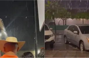 Chuva surpreende teresinenses neste domingo (29) (Foto: Reprodução)