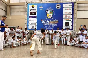 Copa Cajuína de Capoeira realiza interação de centenas de atletas em Teresina (Foto: Reprodução)