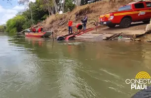 Corpo de homem é encontrado apenas com sunga no Rio Parnaíba, zona Sul de Teresina (Foto: Conecta Piauí)