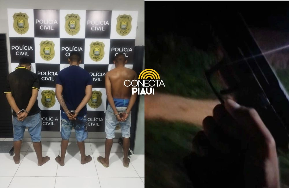 Criminosos que exibiam armas em vídeo são presos em Colônia do Gurguéia