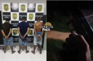 Criminosos que exibiam armas em vídeo são presos em Colônia do Gurguéia (Foto: Reprodução)