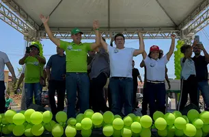 Da Chaga recebe Rafael Fonteles com apoio de eleitores em Murici dos Portelas (Foto: Conecta Piauí)