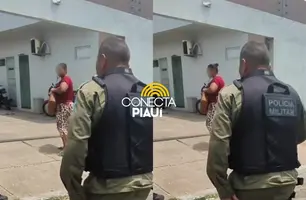 Diarista é presa após agredir patroa dentro de casa na zona Norte de Teresina (Foto: Repórter 12/Conecta Piauí)
