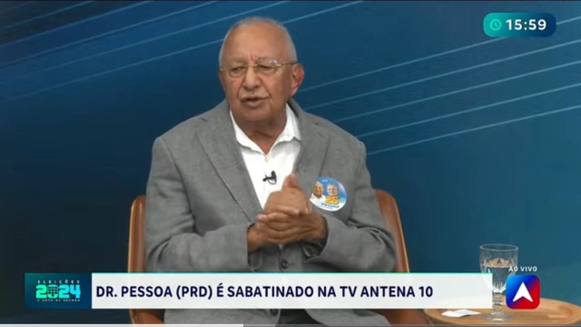 Dr. Pessoa participa de sabatina