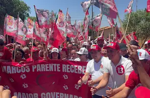 Dr. Ricardo Martins realiza ato político ao lado de Rafael Fonteles (Foto: Conecta Piauí)