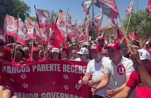 Dr. Ricardo Martins realiza ato político ao lado de Rafael Fonteles (Foto: Conecta Piauí)