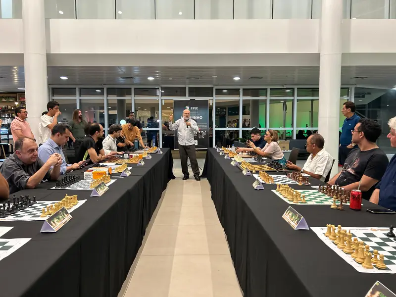 Enxadrista Mequinho participa de 20 partidas simultâneas em Teresina