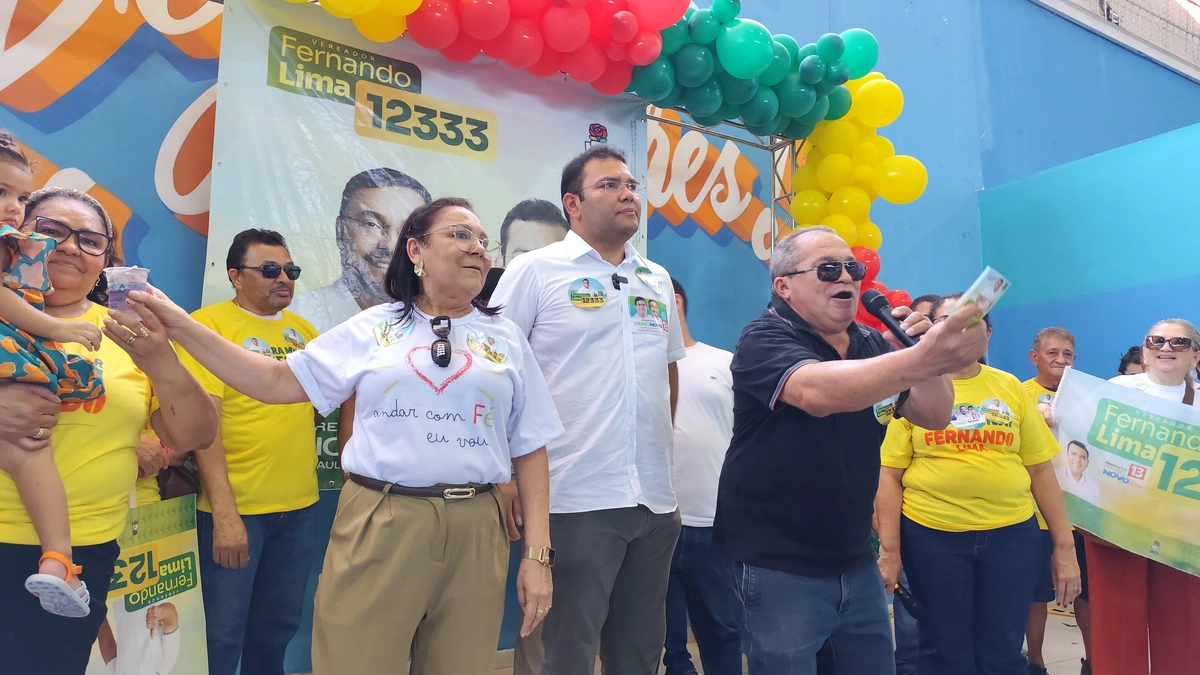 Evento político do candidato a vereador Fernando Lima