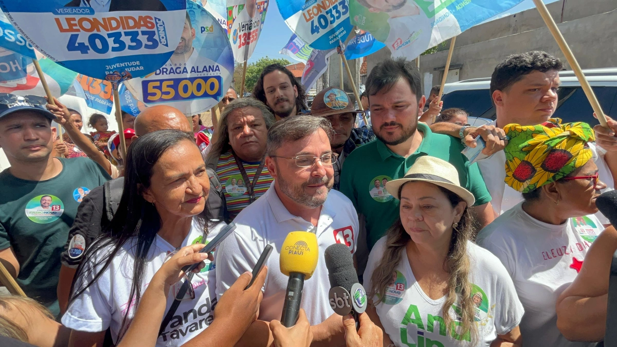 Fábio Novo propõe melhorias ao metrô de Teresina em caminhada na zona Sudeste