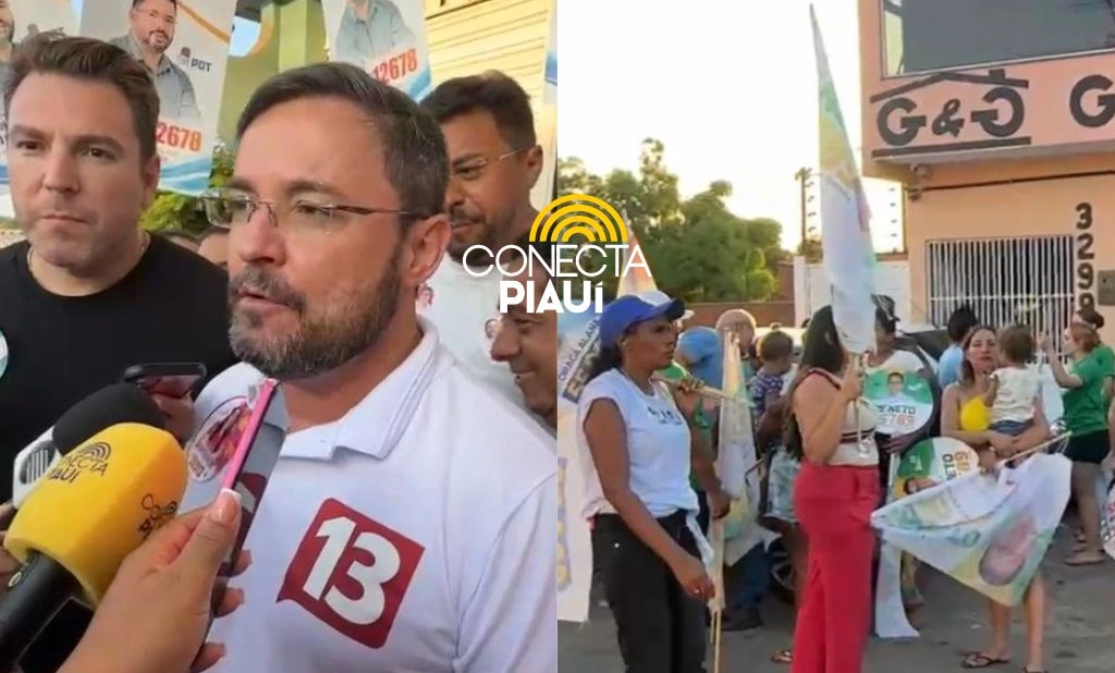 Fábio Novo realiza caminhada no bairro Samapi em Teresina