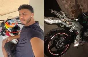 Filho de empresário do ramo de autopeças morre em grave acidente de moto em Picos (Foto: Reprodução)