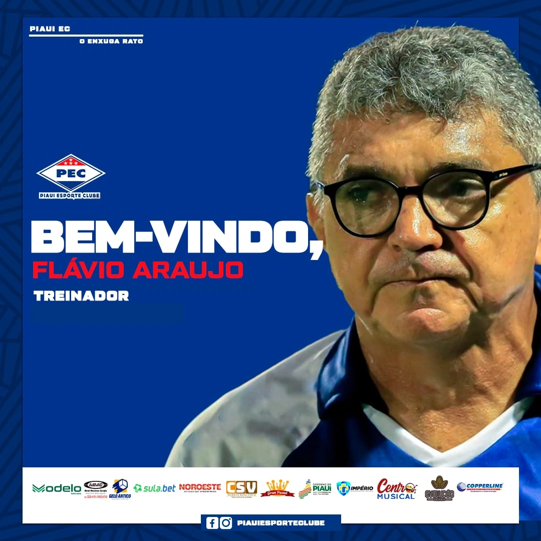 Flávio Araújo, técnico do Piauí EC