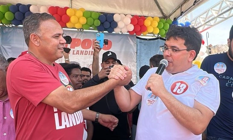 Francinaldo Moraes realiza grande caminhada com Rafael Fonteles em Paes Landim