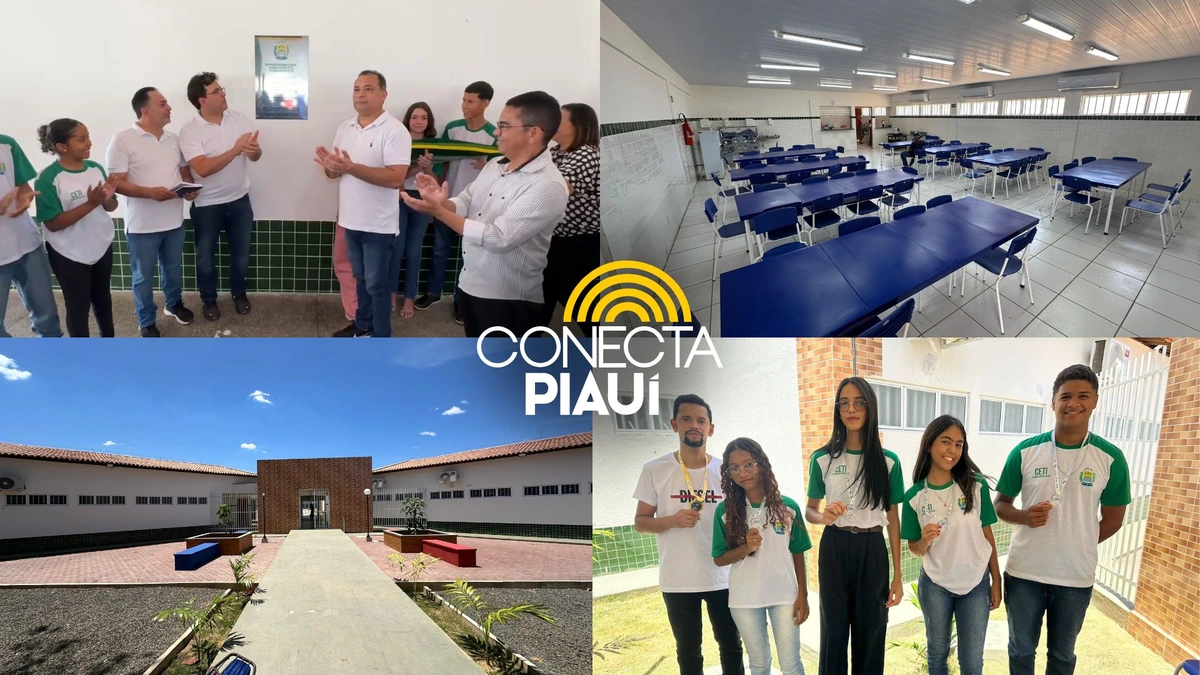 Governador entrega reforma e modernização de escola em Alvorada do Gurguéia