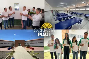 Governador entrega reforma e modernização de escola em Alvorada do Gurguéia (Foto: Conecta Piauí)