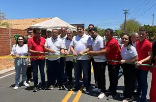 Governador inaugura asfaltamento de rodovia entre Porto Alegre e Antônio Almeida (Foto: Conecta Piauí)