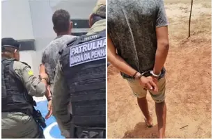 Homem é preso após agredir companheira em Nossa Senhora de Nazaré (PI) (Foto: Reprodução)