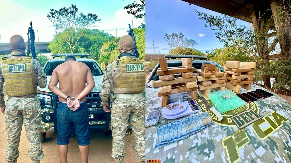 Homem é preso com 20 kg de drogas na Vila Mocambinho, zona Norte de Teresina