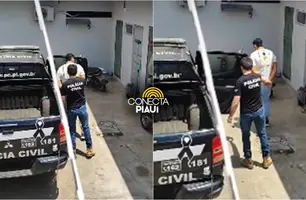 Homem é preso em Teresina suspeito de roubo em Amarante (Foto: Repórter 12 / Conecta Piauí)