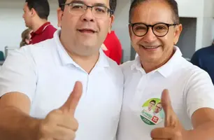 Imagem mostra Governador Rafael Fonteles e Dr. Hélio (Foto: Reprodução)