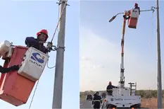 Infraestrutura de Demerval Lobão instala postes de energia nas margens da BR-316