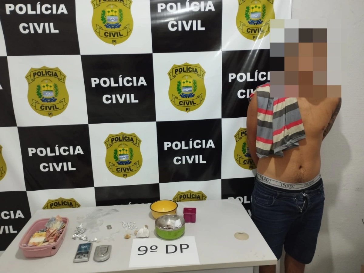 Jovem de 21 anos é preso suspeito de tráfico de drogas na zona Norte de Teresina