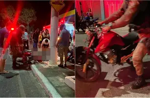 Jovem morre e outro fica gravemente ferido após colisão com poste em Pedro II (Foto: Reprodução)