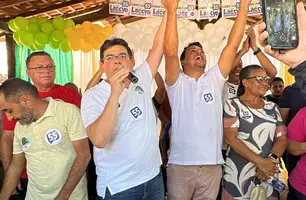 Laecyo Marinho e Rafael Fonteles realizam Reunião do Time do Povo em Arraial (Foto: James Rodrigues/Conecta Piauí)