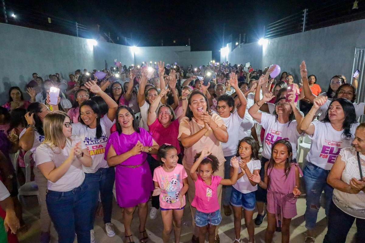 Lagoa do PI: 'Elas por Ela' reúne mais de 400 mulheres em apoio à Camila Barbosa