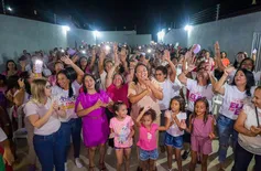 Lagoa do PI: 'Elas por Ela' reúne mais de 400 mulheres em apoio à Camila Barbosa