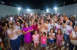 Lagoa do PI: 'Elas por Ela' reúne mais de 400 mulheres em apoio à Camila Barbosa (Foto: Reprodução/Assessoria)