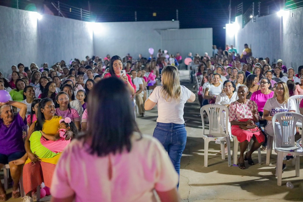 Lagoa do PI: 'Elas por Ela' reúne mais de 400 mulheres em apoio à Camila Barbosa