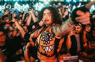 Lil Whind se apresentou no palco Super Nova, no Rock in Rio (Foto: Reprodução)