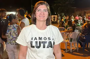 Lisiane Franco se reúne com apoiadores no bairro Anchieta em Colônia do Gurguéia (Foto: Conecta Piauí)