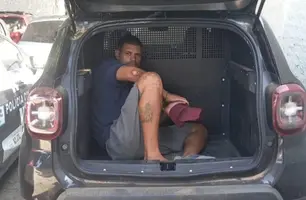 Mais um foragido da justiça com medo de ser morto se entrega em Timon (Foto: Reprodução)