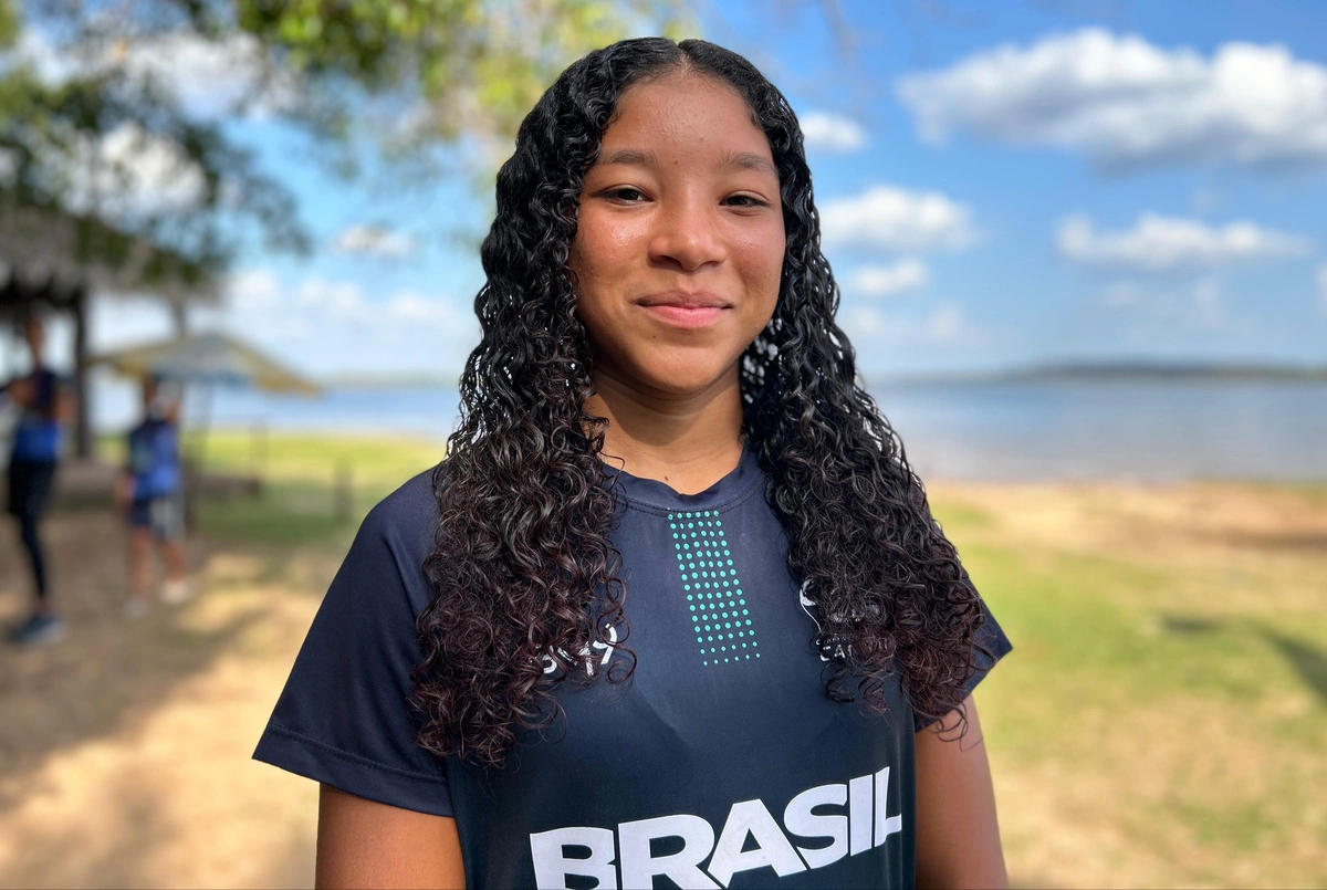 Maria Cunha, medalhista de bronze Sub16