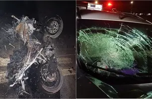 Motociclista morre em acidente em estrada que liga PI e MA (Foto: Reprodução)