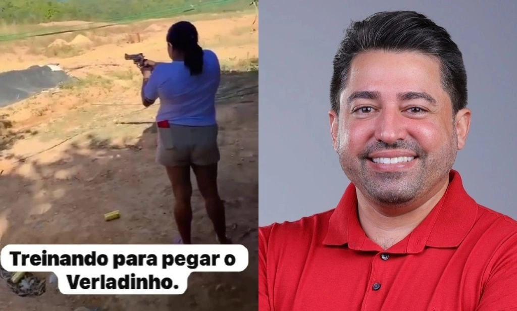 Mulher ameaça candidato a prefeito de São Gonçalo do Piauí em vídeo com tiros