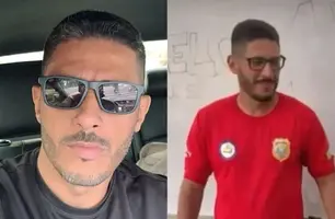 O policial foi identificado apenas como Marcelo (Foto: Reprodução)