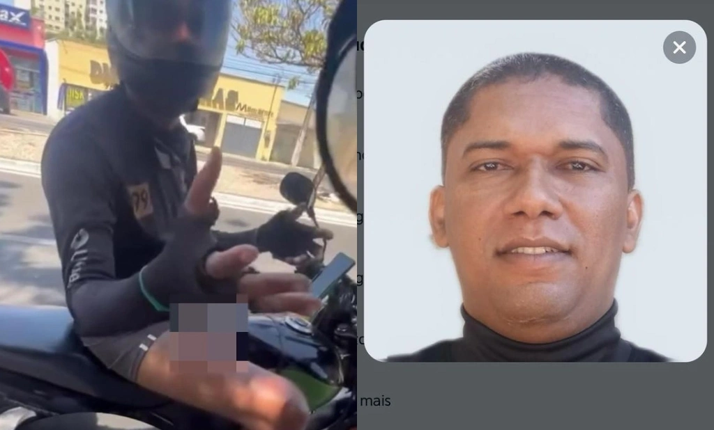 Passageira flagra motociclista por app mostrando pênis durante corrida em Teresina