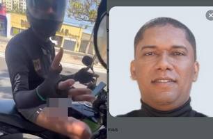 Passageira flagra motociclista por app mostrando pênis durante corrida em Teresina (Foto: Reprodução)
