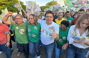 Patrícia Moreira realiza comício com presença do governador em Uruçuí (Foto: Conecta Piauí)