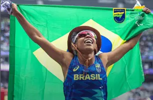 Piauiense Keyla Barros conquista a medalha de bronze nas Paralimpíadas (Foto: Reprodução/ Rede Social)