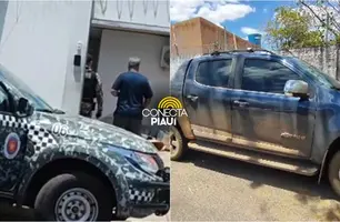 Polícia apreende arma de fogo ao abordar S10 na PI-130, em Nazária (Foto: Repórter 12)