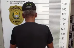 Polícia Civil prende foragido acusado de homicídio qualificado em Corrente (Foto: Reprodução)