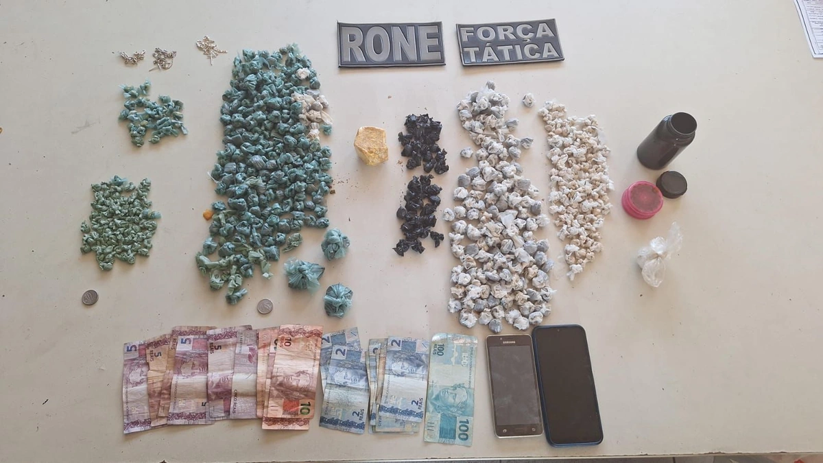 Polícia Militar prende seis indivíduos suspeitos de tráfico e apreende grande quantidade de drogas na zona Sul de Teresina