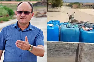 População denuncia prefeito Rivaldo Carvalho de descaso com município (Foto: Reprodução)