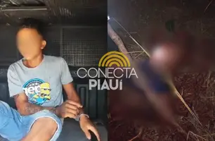 Preso por matar ex-padrasto após ameaças contra mãe vai à audiência em Teresina (Foto: Reprodução)