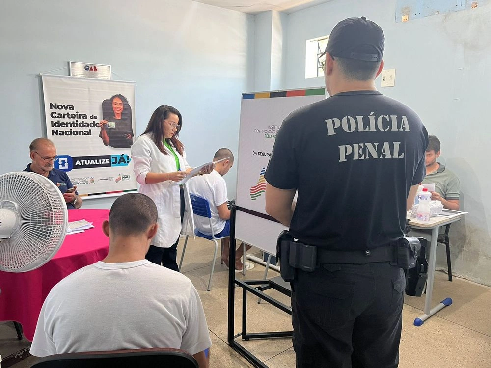 Projeto Registrar emite carteira nacional de identidade para internos das unidades prisionais